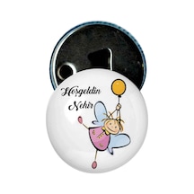 Famous Bebek Şekeri Magnet Bebek Mevlüt Hediyelik Isimli Kapak Açacak  (434856227)