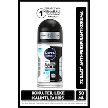 Men Erkek Roll-on Deodorant 50ml - Black&white Invisible
