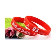 Michael Jordan Kırmızı Basketbol Bileklik Kırmızı Kırmızı