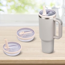 Novahub Stanley 40oz Quencher Hasır Yedek Parçaları, 4 Adet Beyaz Beyaz