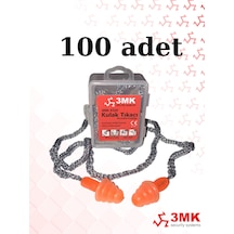 3MK-KT24 Çam Tipi Kordonlu Kulak Tıkacı 100 Adet