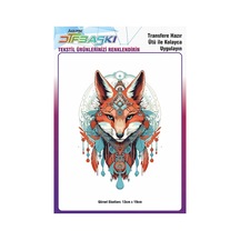 Ütü İle Yapışan Vintage Bohemian Tekstil Dtf Baskı 2051