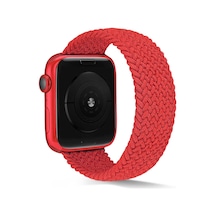 Mobilefix Watch 44mm Uyumlu Krd-38 Medium Kordon-kırmızı