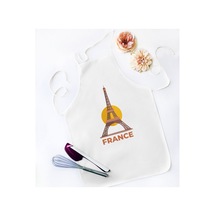 Bk Gift France Tasarımlı Beyaz Mutfak Önlüğü - Model 1