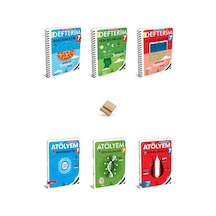 Arı 7. Sınıf 2027 Maarif Matematik Fen Ve Sosyal Defterim + Atölyem 6lı Set + Telefon Standı