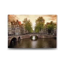 Ayrex Amsterdam Kanal Tablosu - 75x50cm