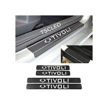 Ssangyong Tivoli Karbon Kapı Eşiği Koruma Sticker (4 Adet)