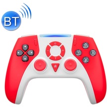 S02 Kablosuz Bluetooth Burst 6 Eksenli Jiroskop Oyun Kolu Switch Pro İçin Kırmızı