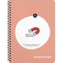 Hisli Şeyler 16.5x22.5 Kareli Defter - Hepsi De Beni Bulur