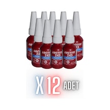 LOCTİTE 243 - 10ML | VİDA GEVŞEMEZLİK | ORTA MUKAVEMET              12 ADET