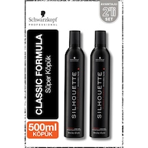 Silhouette Süper Tutucu Saç Köpüğü 500ml X 2 Adet