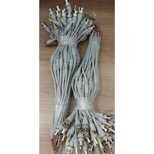 Hazır Bnc + Dc Power Jak Konnektör Cctv Ahd Tvi Y Kablo 25 Adet