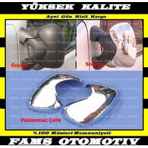 Opel Vivaro Krom Ayna Kapağı 2 Parça 2001-2014 P.çelik