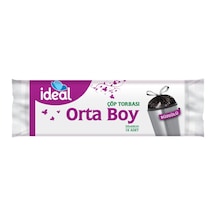 İdeal Büzgülü Çöp Torbası O.boy B.sabun 10 Lu