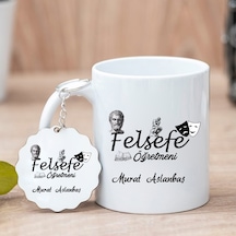 Felsefe Öğretmeni Kupa Bardak Ve Anahtarlık