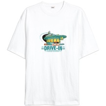 Drive-İn Oversize Unisex Tişört