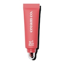 Cream Co. Nemlendirici Parlatıcı 3in1 Lip Balm, Dudak Bakım, Rose Gülkurusu, Hyaluronik Asit Seramid