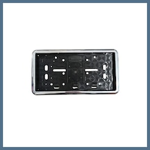 Buradabulabilirsin Çerçeveli Dikdörtgen Plakalık Plaka Altlığı Krom Nikelajlı 32x17cm 1 Adet Bbz