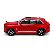 Kırmızı Metal Lüks Suv Oyuncak Araba Açılır Kapılı Bagajlı Çek Bırak Model Araç