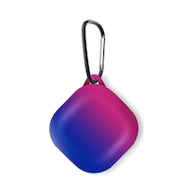 Microsonic Samsung Galaxy Buds 2 Kılıf Degrade Rubber Pembe Mavi