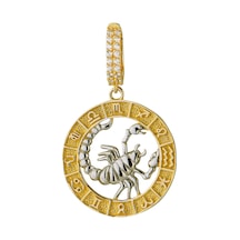 Akrep Burç Altın Charm 2,71 Gr-6487