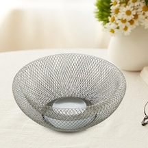 Trendooze Mutfak Tezgahı Restoran Gümüş Atıştırmalık Tepsisi - Pratik Tasarım Gümüş