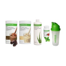 Herbalife Çikolata Shake 1 Adet Vanilya Shake 1 Adet - Bitkisel Kontsantre Çay 50 Gr - Aloe Vera