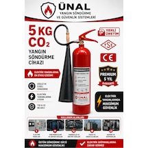 5 Kg Co2 Karbondioksitli Yangın Söndürme Cihazı Tse Ce Belgeli Elektrik Yangınlarına Uygun