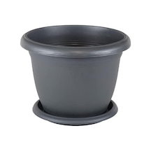 Villa Saksı Tabaklı No: 9 22 Litre, 42 Cm, Antrasit
