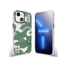 Youngkit iPhone Uyumlu 13 Kılıf Baskılı Desenli YoungKit Kamuflaj Serisi Kapak ZORE-220128
