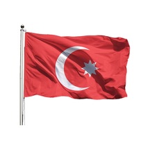 Osmanlı Bayrağı 100x150 - Tek Kat Raşel