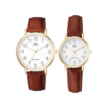 Q&Q QC100J004Y Unisex Kol Saati Seti 2'li