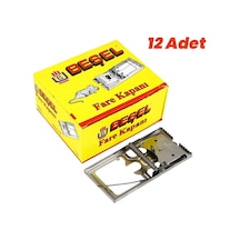 Beşel Ba500 8x17 Cm Yaylı Fare Kapanı 12'li