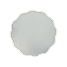 Epoksi Silikon Kalıp Yerli Dalgalı Nişan Ve Söz Tepsi Kalıbı 24 Cm