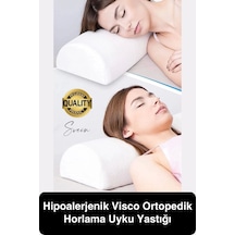 Konforlu Ergonomik Nefes Alabilen Hipoalerjenik Visco Ortopedik Horlama Uyku Yastığı Boyun Diğer