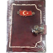 El Yapımı Deri Defter 12 17 150 Yaprak N11.1132
