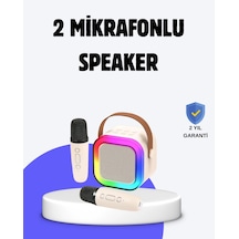 Hubrendy Tekno Taşınabilir Bluetooth Karaoke Hoparlör 2400 Mah Batarya