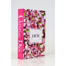 Pembe Çiçekler Dekoratif Kitap Kutu