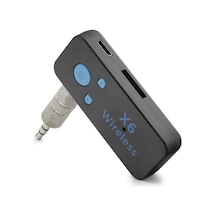 Aux Bluetooth Ses Alıcı Adaptör Handsfree - Siyah Hd9004
