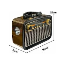 Nostaljik - 724 - Radyo Bluetooth Bağlantılı Müzik - Shophnrl - Kutusu Ahşap