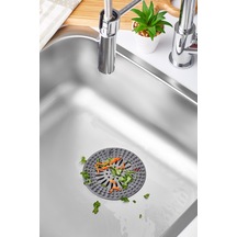 Süzgeçli Silikon Lavabo Ve Küvet Tıkacı Yuvarlak Lavabo Tıkacı Süzgeç Banyo Tıpa Banyo Süzgeç 1 Adet Diğer