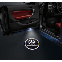 Autogp Mercedes W212 Kapı Altı Işık Lazer Led Logo Hoşgeldin Aydınlatması 1 Çift/kutu