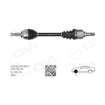 Gva Komple Aks Sol Renault Trafic Iıı 1.6 Dci 14- 693mm Gva 4419014 391018696r 93453896 4422671
