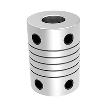6.35x8mm Esnek Kaplin Alüminyum 3d Yazıcı Cnc Uyumlu