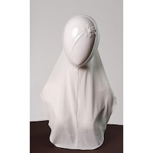 Hürrem Bone Krem Pratik Hazır Geçmeli Genç Tesettür Bone Sandy Kumaş Düz Hijab 2312 40 Krem