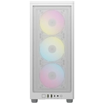 Corsair CC-9011247-WW 2000D RGB Airflow 3x120 MM RGB Fanlı Mini-ITX Bilgisayar Kasası Beyaz