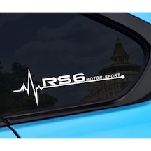 Audi Rs6 İçin Uyumlu Aksesuar Oto Yan Cam Sticker 20 7 Cm