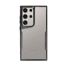 Newface Samsung Galaxy S24 Ultra Kılıf Boyi Silikon Kapak - Siyah