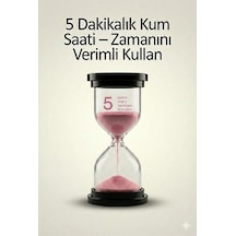 5 Dakikalık Kum Saati Zamanlayıcı Pembe Dekoratif Masa Saati 4 Renk Seçeneği Çok Renkli