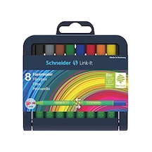 Schneider Fiber Uçlu Kalem Lınk-ıt 1.0 Mm 8 Li Set Çok Renkli